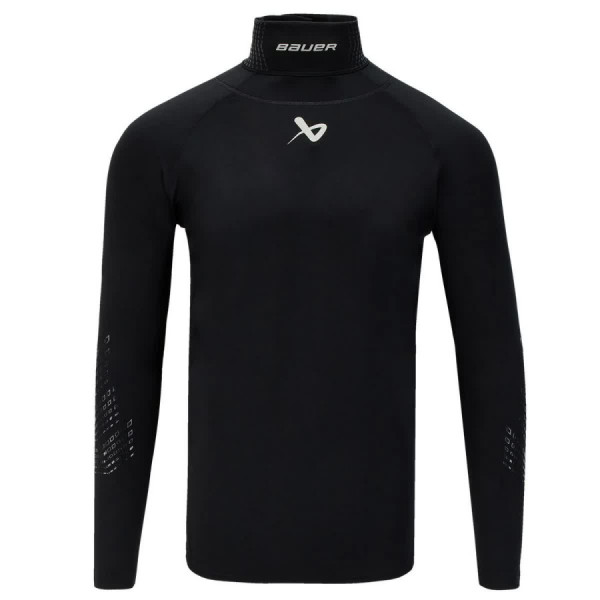 Термо-верх с длинным рукавом BAUER LS NECKPROTECT SR BLK