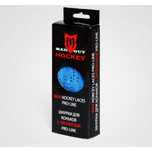 Шнурки Mad Guy Pro-Line с пропиткой 244 см. синий