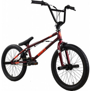 Велосипед Stark'25 Madness BMX 3 бордовый/оранжевый/серый