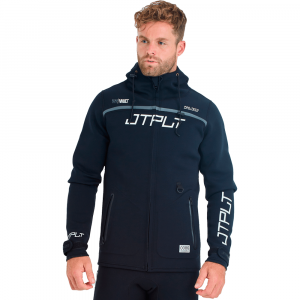 Гидрокуртка мужская с капюшоном Jetpilot RX VAULT TOUR COAT BLACK/WHITE