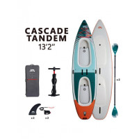 Каяк/SUP-доска надувная с веслом двухместная Aqua Marina Cascade Tandem 13'2"